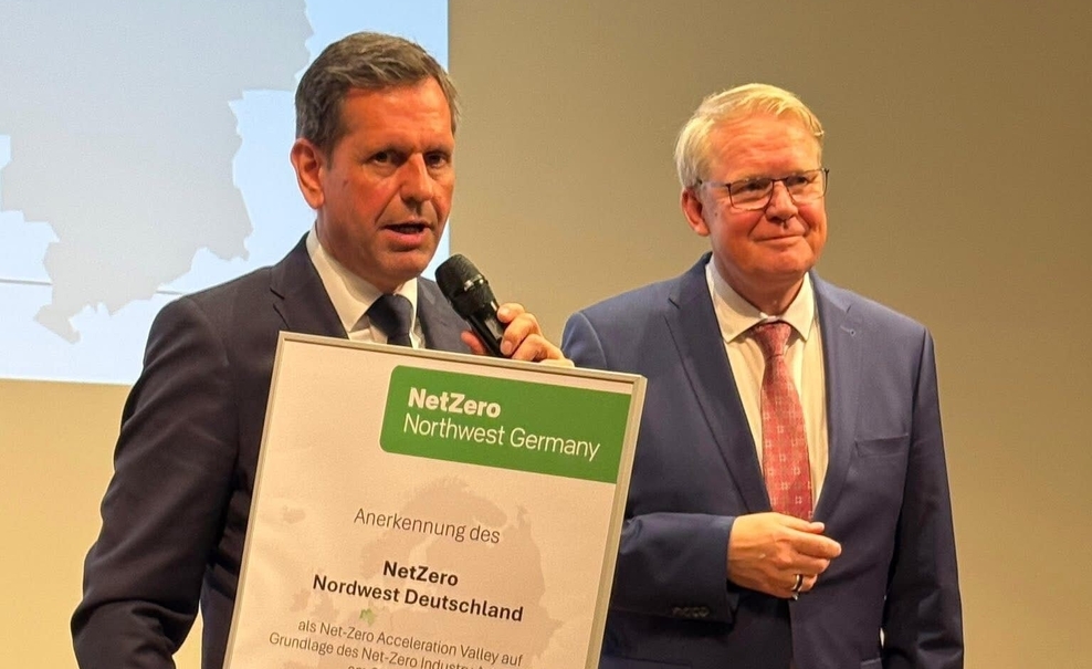 Olaf Lies und Nikolaus Jansen
